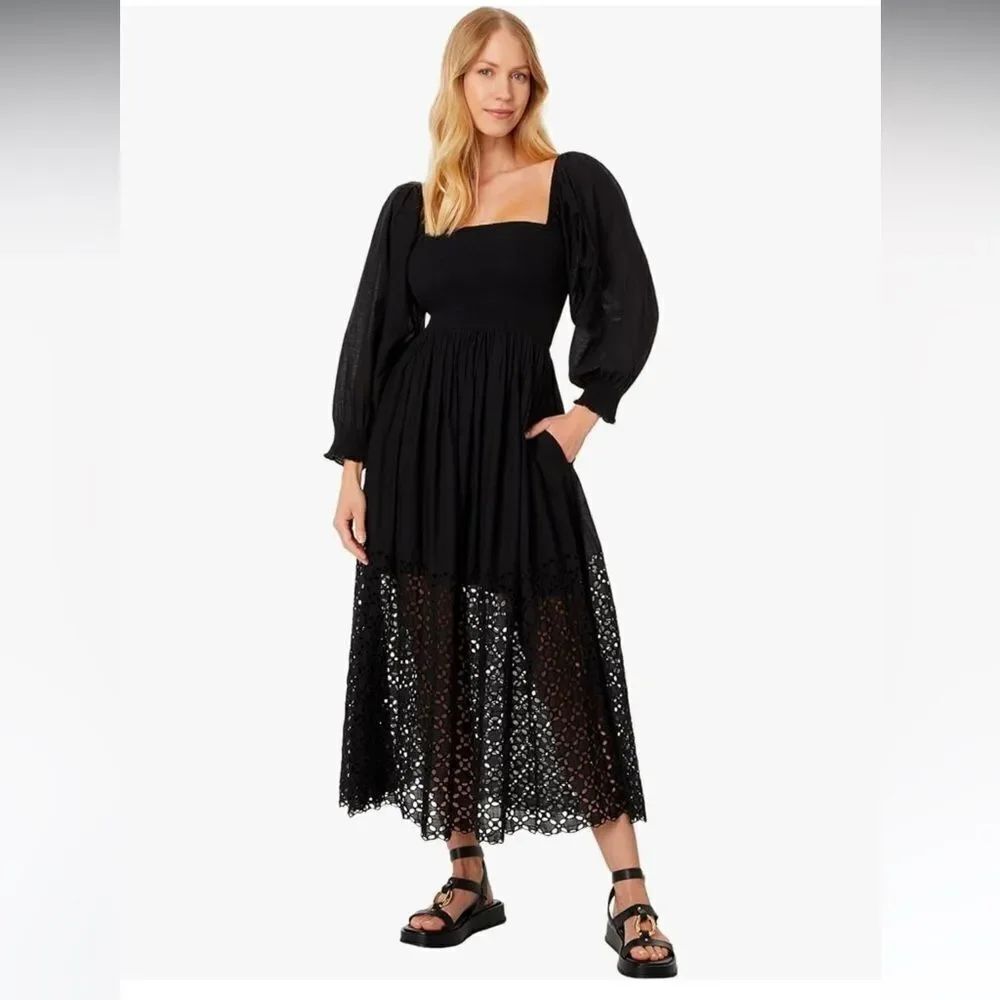 Free People perfect storm midi dress